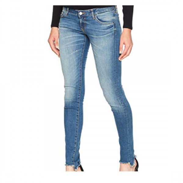 Guess Skinny Damen Slim Jeans 5-POCKET-JEANS SKINNY Blau