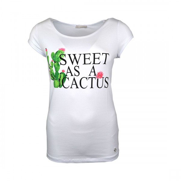 Tamaris Sweet Cactus T-Shirt Kurzarm Casual Damen Shirt