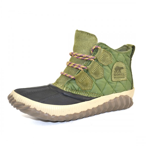 Sorel Out N About Plus Stiefel Damen Stiefeletten Shell Boots Hiker Green